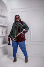 Load image into Gallery viewer, VANESSA - African Print Long Bomber Jacket