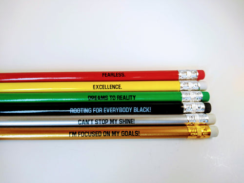 Fearless Pencils - Rasta Colors