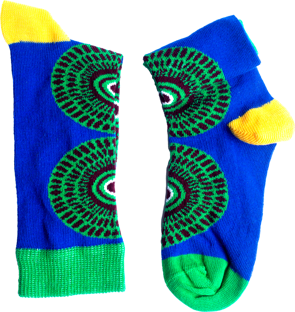 No Wahala Kids Socks African Wax Print Ankara