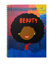 Load image into Gallery viewer, &quot;Beauty&quot; Afro Girl Journal
