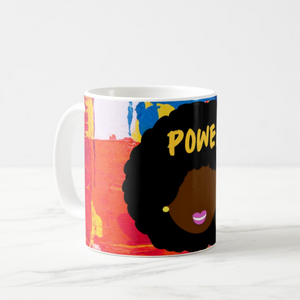 "Power" Afro Girl Mug