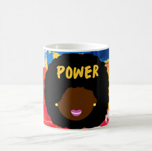 Load image into Gallery viewer, &quot;Power&quot; Afro Girl Mug