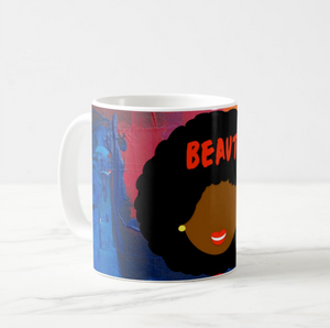 "Beauty" Afro Girl Mug
