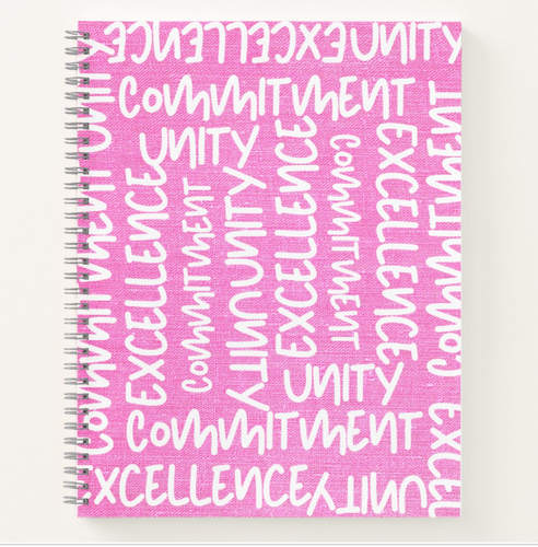 Values Journal - Pink